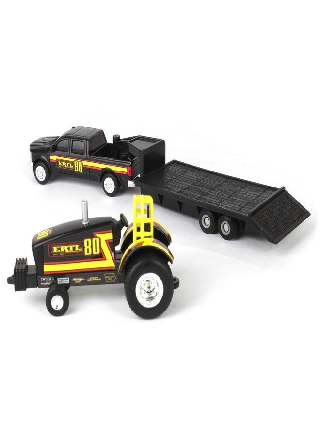 ERTL 1/64 80th Anniversary Pulling Tractor with Pickup Truck & Trailer 16516 - Image 5